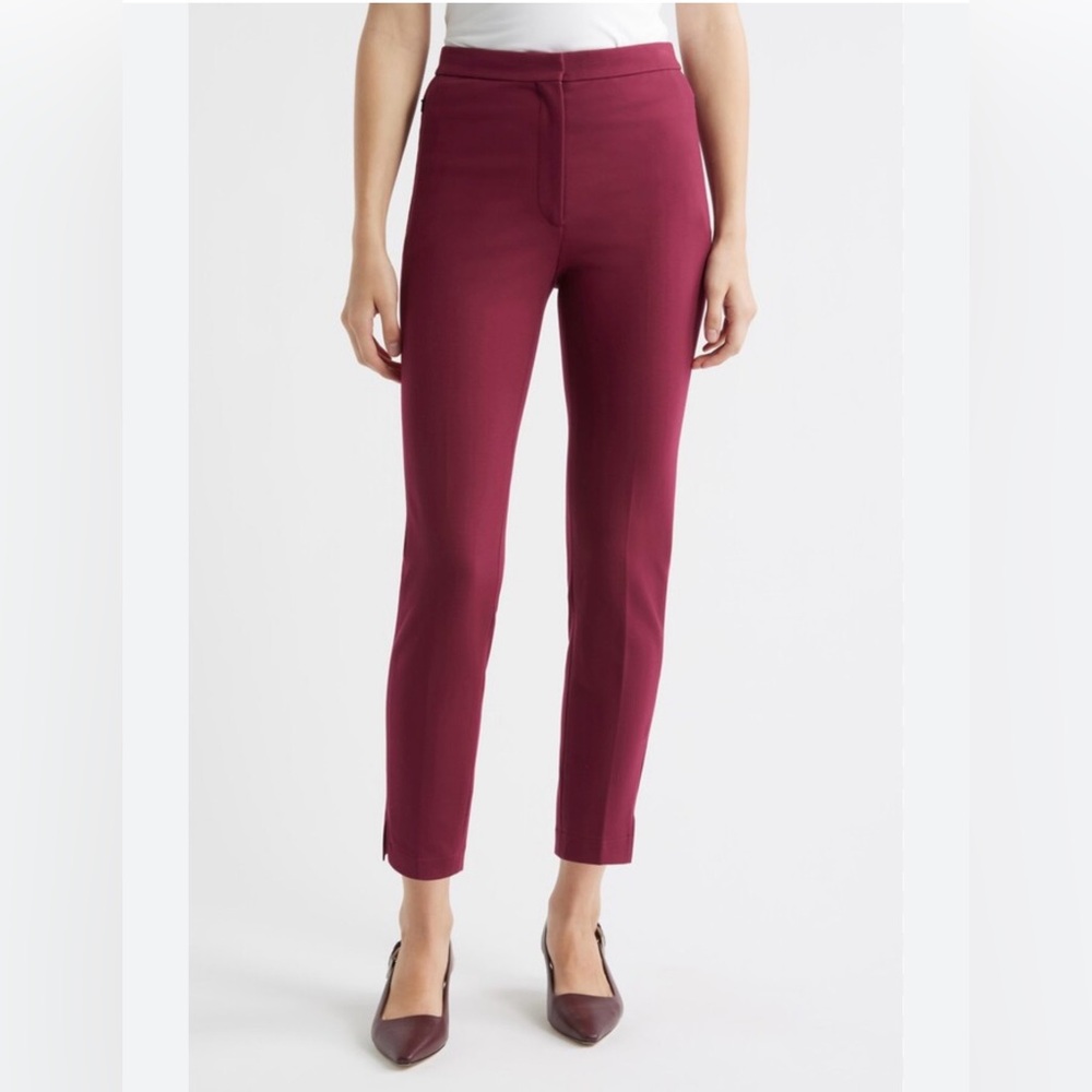 Michael Kors women’s size 8 front button stretch ankle pants‎ with pockets